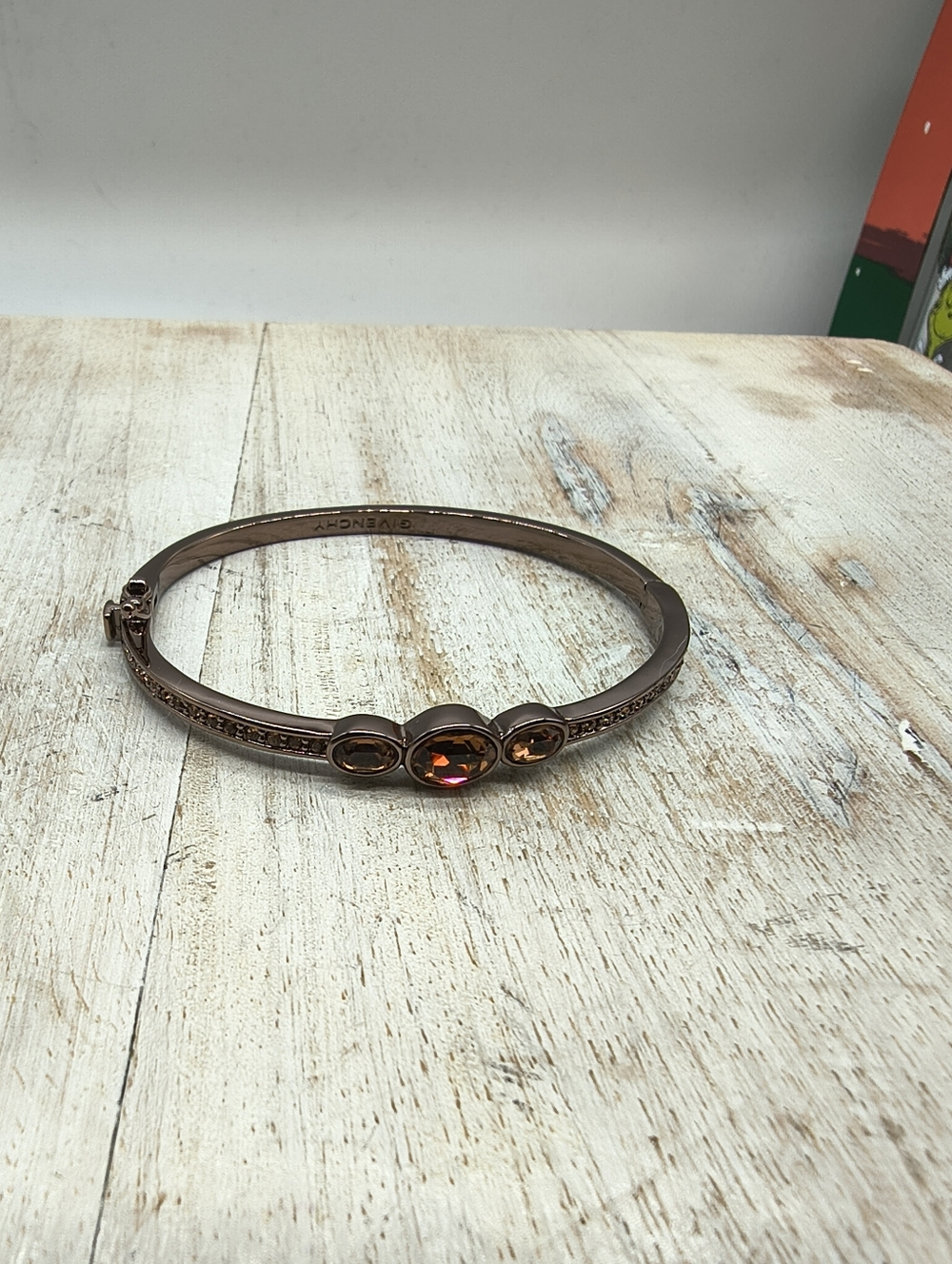 Givenchy Chocolate Stone Bangle Bracelet